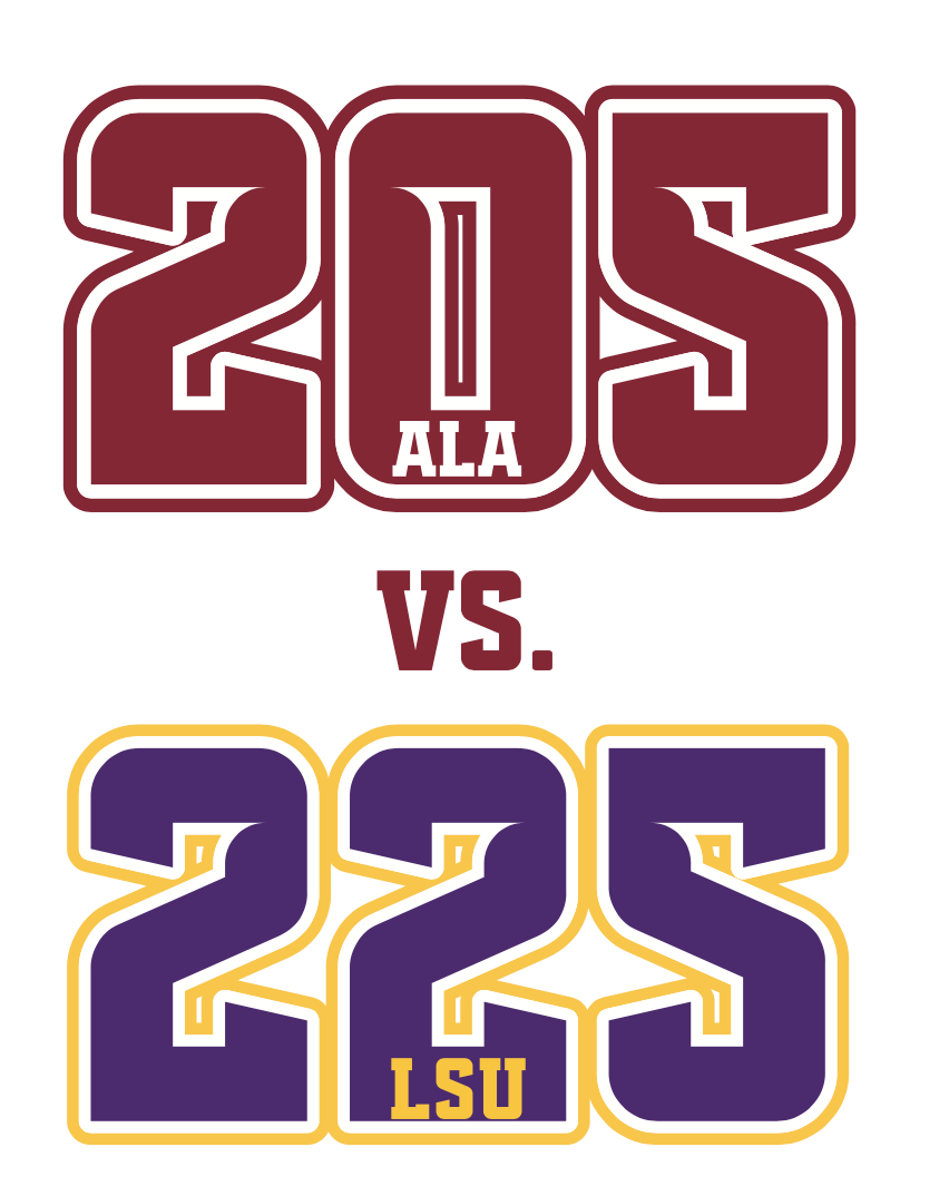 Alabama vs Louisiana State Rivalary